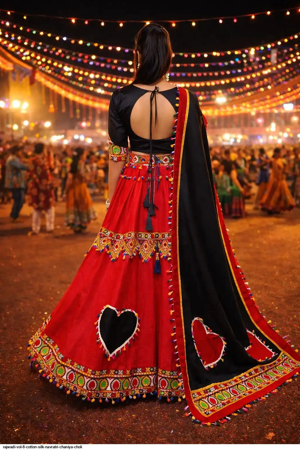RAJWADI VOL 8 COTTON SILK NAVRATRI CHANIYA CHOLI