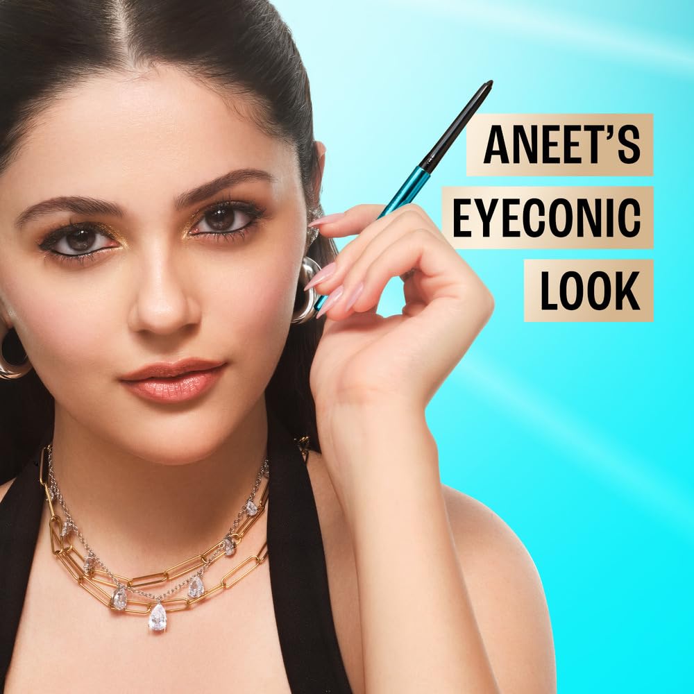 LAKMÉ Eyeconic Black Kajal 0.35 g (Pack of 2)