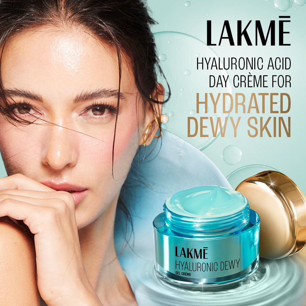 Lakme Hyaluronic Dewy Gel Creme with Hyaluronic Acid 50G
