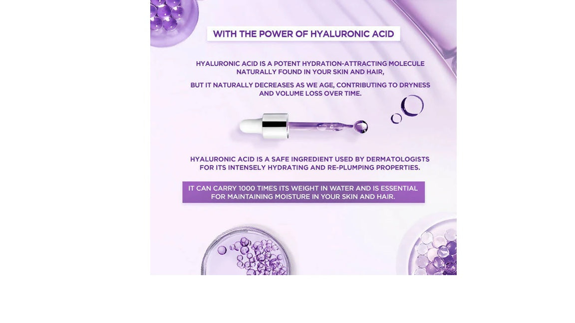 LOreal Paris Hyaluron Moisture Hydra Filling Night Cream Hair - 180 ml