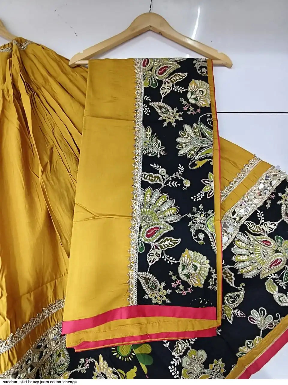 SUNDHARI SKIRT HEAVY JAAM COTTON LEHENGA