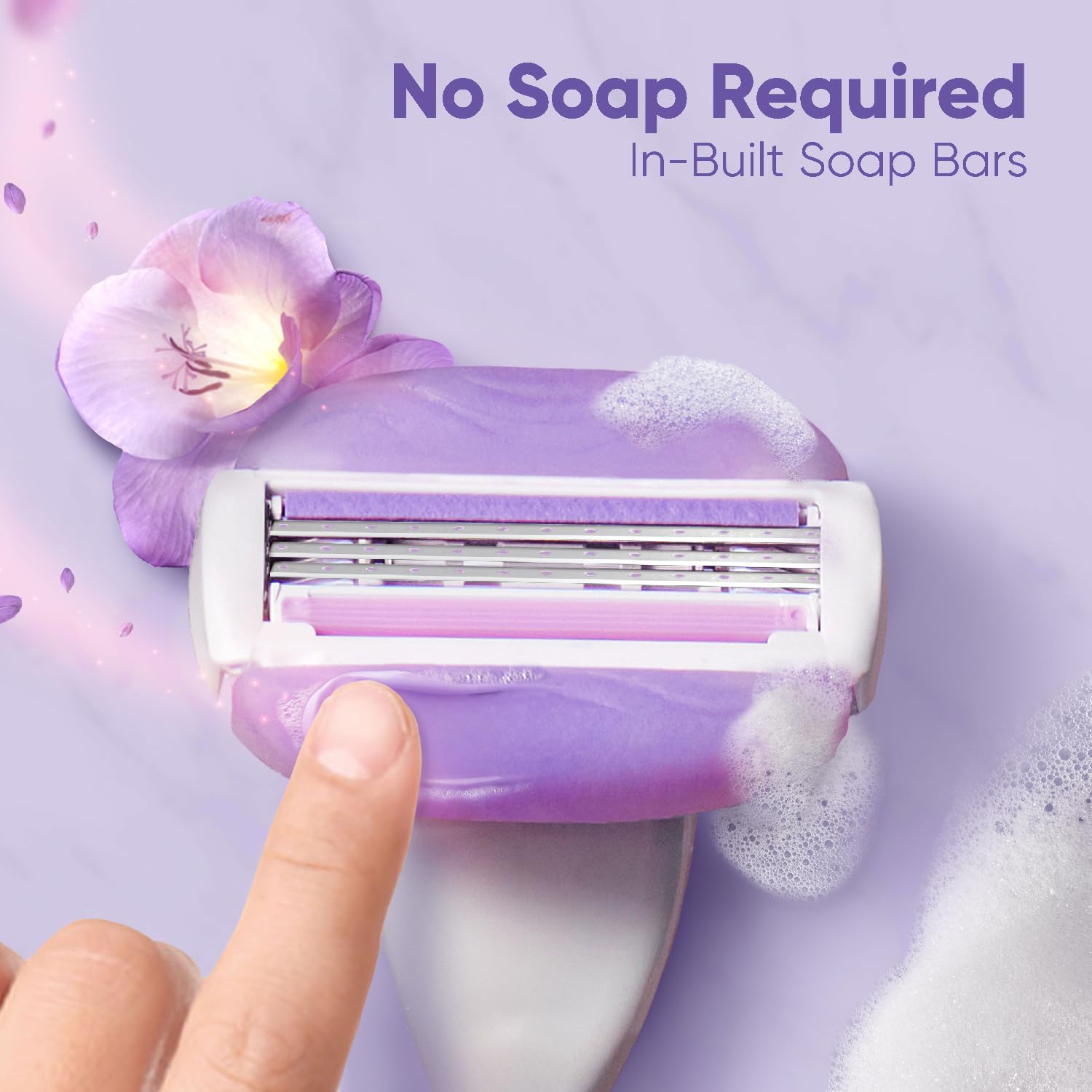 Gillette Venus Comfortglide Hair Removal Razor for Women with Avocado Oils & Body Butter, Freesia Scent