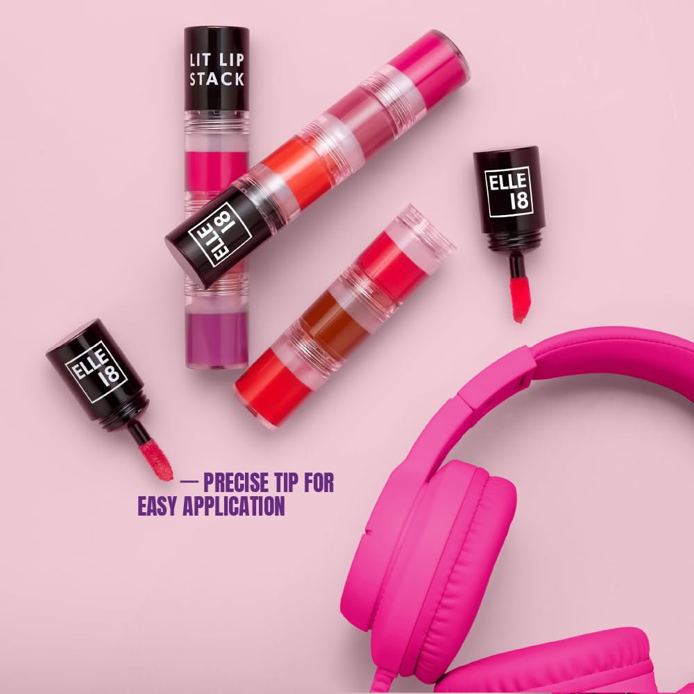 Elle18 Lit Lip Stack After Party