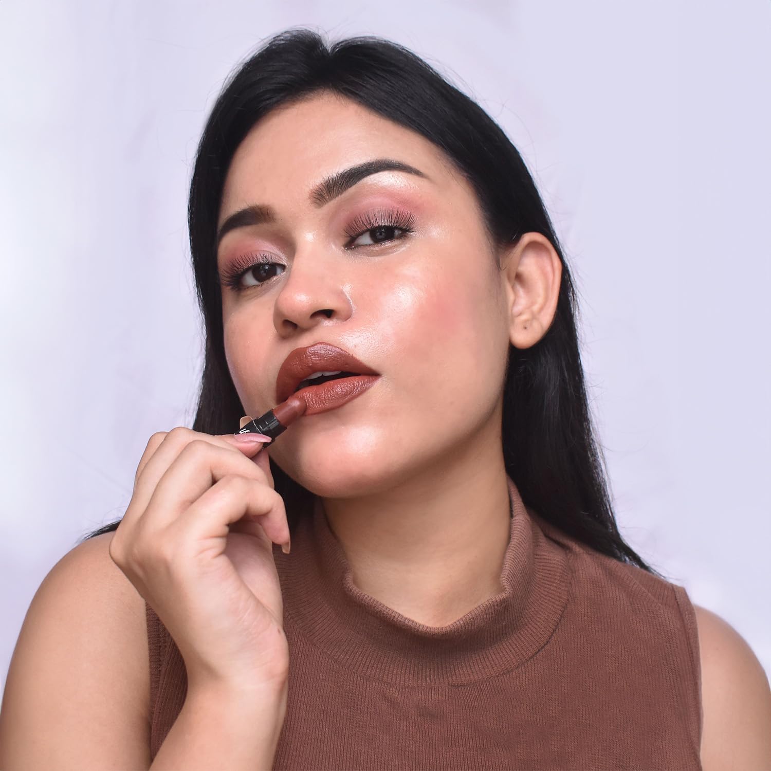 Iba Long Stay Creamy Matte Micro Mini Lipstick Kit | Bullet Matte Lipstick Set | Highly Pigmented and Long Lasting | Hydrating & Moisturizing Mini Lipsticks Set for Women | Mini Lipstick Combo Pack | (Set of 10) 12 g