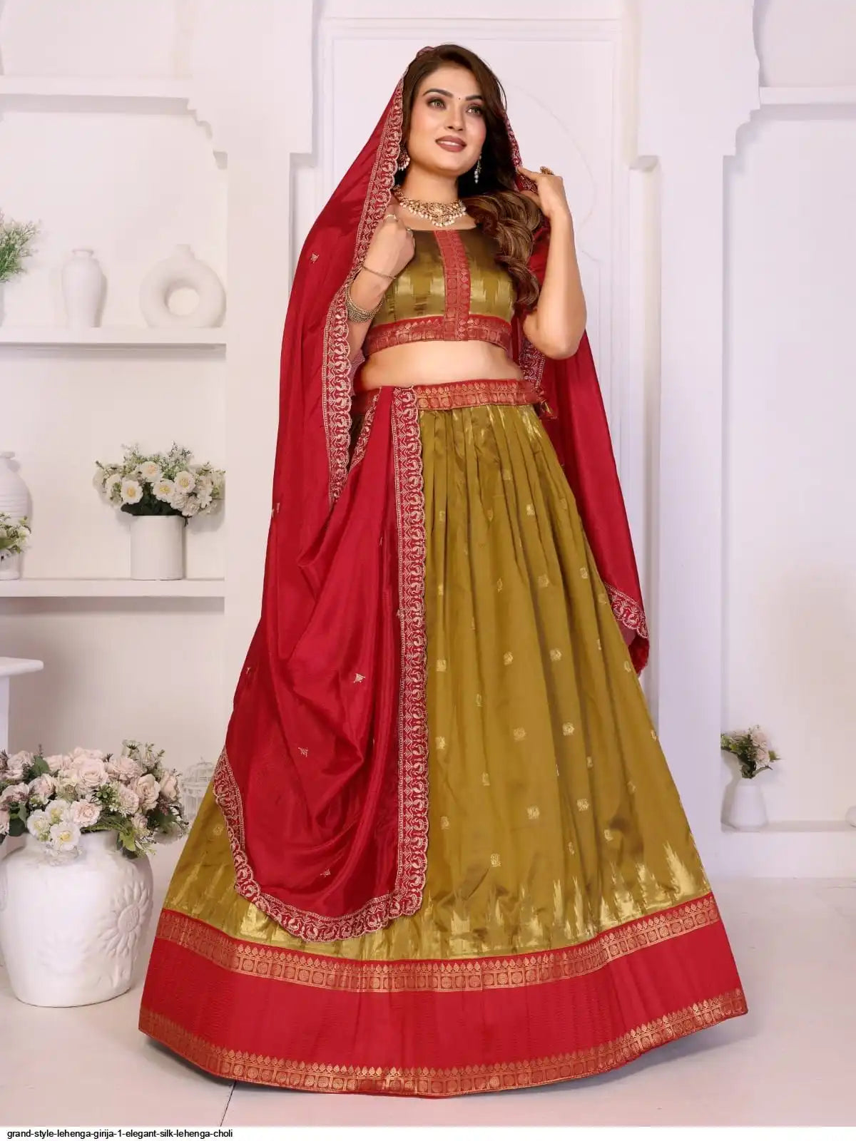 GRAND STYLE LEHENGA GIRIJA 1 ELEGANT SILK LEHENGA CHOLI