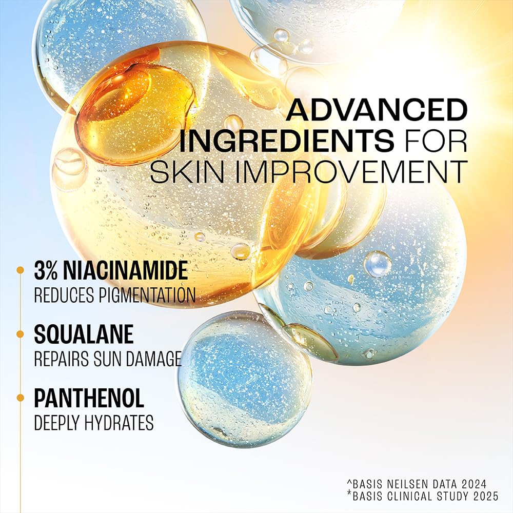 Lakme SPF 50 PA++++ Sunscreen Lotion for Bright Skin | In Vivo Tested | UVA UVB Blue Light Protection | Water light| No White Cast | Niacinamide| For All Skin Types | 50 ml