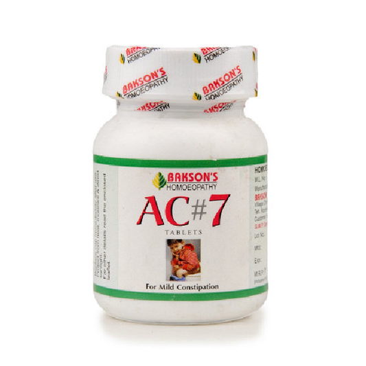 Bakson AC 7 Tablets (Constipation) (75tab)