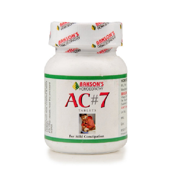 Bakson AC 7 Tablets (Constipation) (75tab)