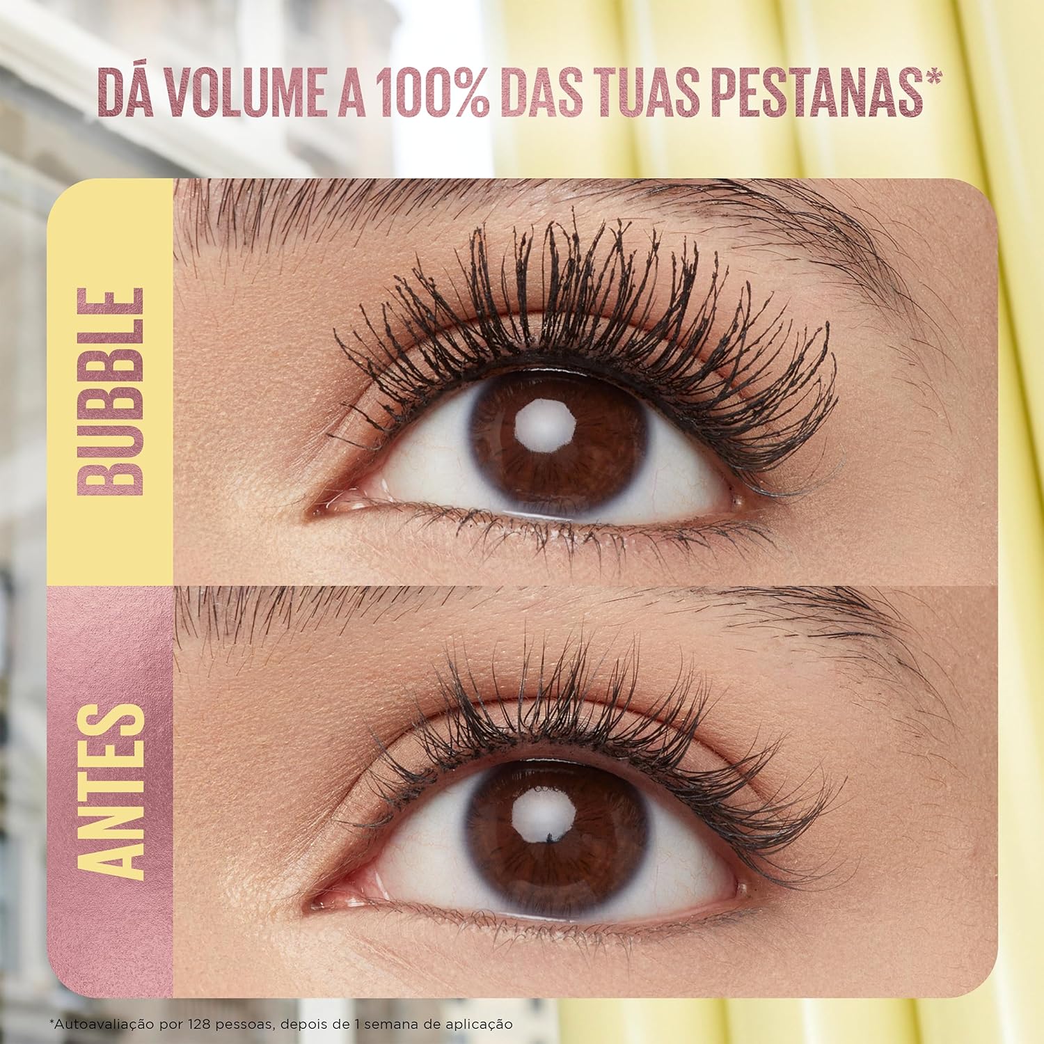 Maybelline New York Colossal Bubble Volumizing Mascara Waterproof, Noir black, Volumizing, 8.75 ml