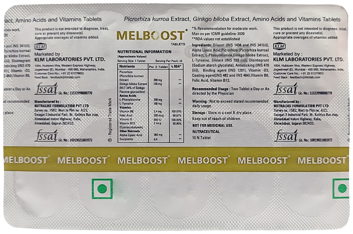 Melboost - Strip of 10 Tablets