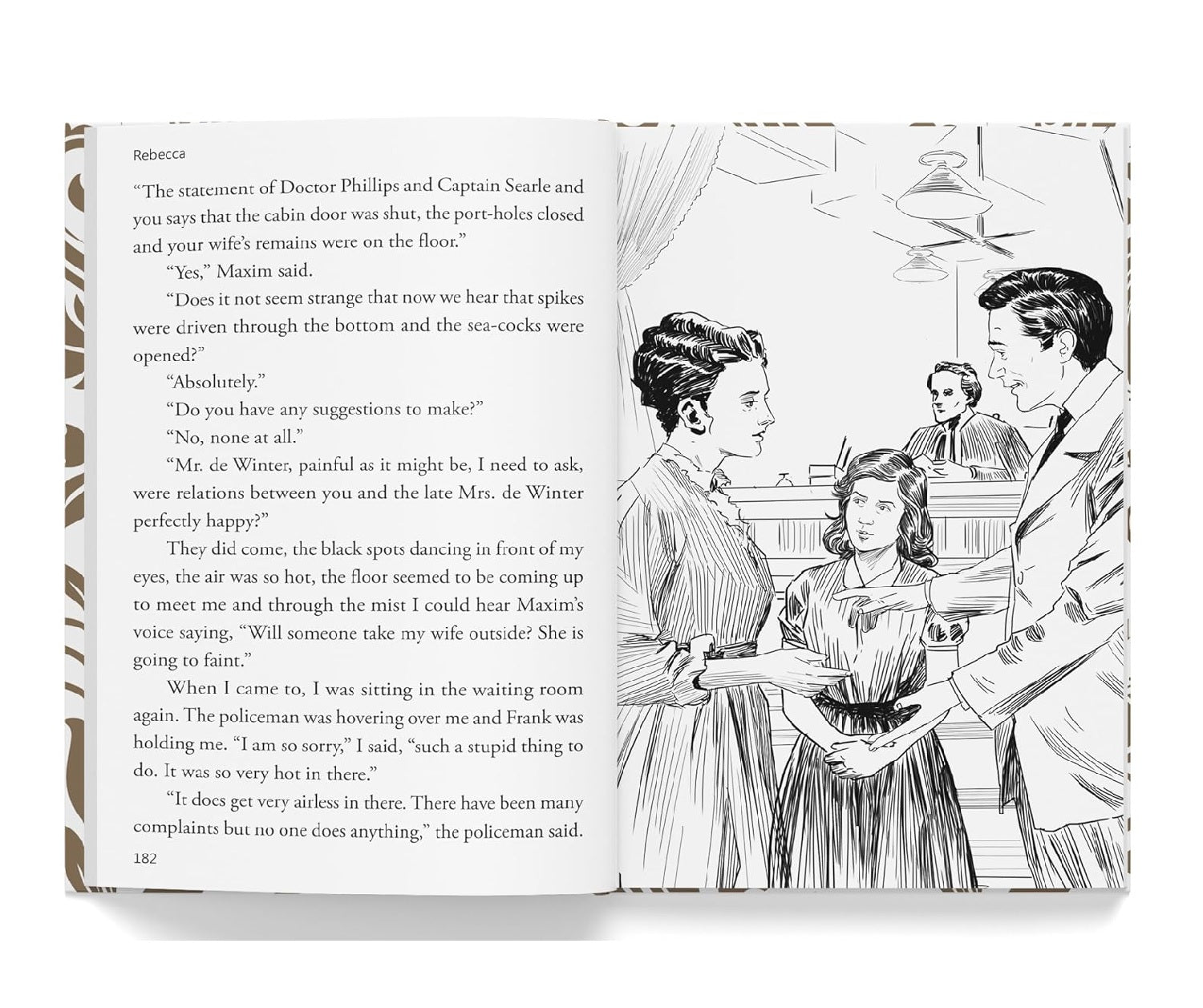 Rebecca : Illustrated Abridged Children Classics English Novel with Review Questions Hardcover Book