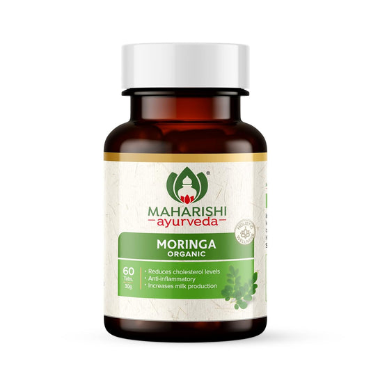 Maharishi Ayurveda Organic Moringa Tablet For pain and inflammation in joints, digestion and metabolism