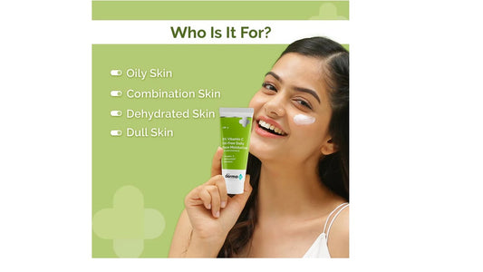 The Derma Co 5% Vitamin C Oil-Free Daily Face Moisturizer For Skin Radiance - 100 gm