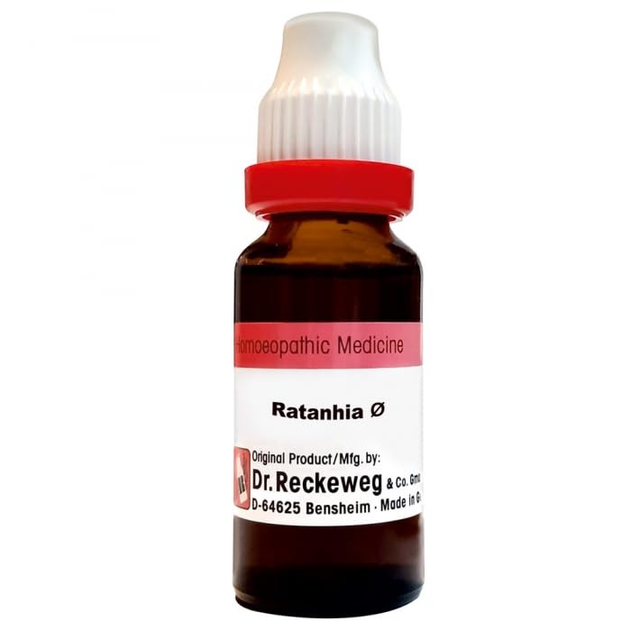 Dr. Reckeweg Ratanhia Mother Tincture Q - 20 ml - 1X