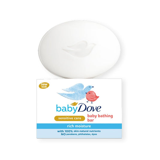 Baby Dove Rich Moisture Bathing Bar - Pack of 1 - 75 gm