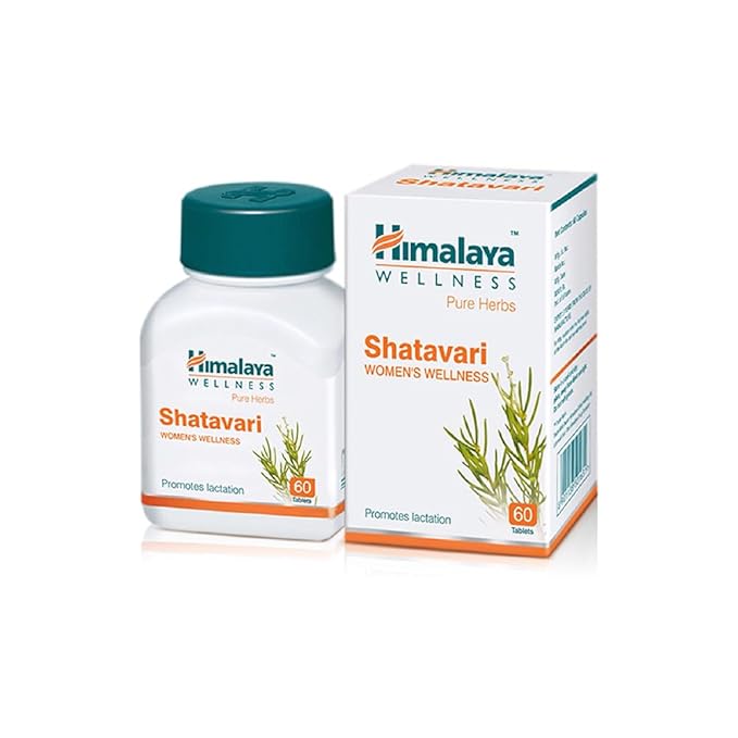 Himalaya Wellness Pure Herbs Shatavari (60 Tablets) For balancing the female hormonal system, breast milk production