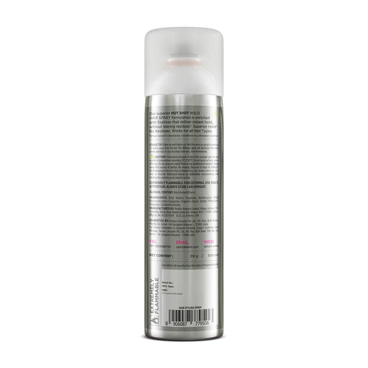 BBLUNT Hot Shot Hold Spray for Instant & Firm Hold - 300 ml