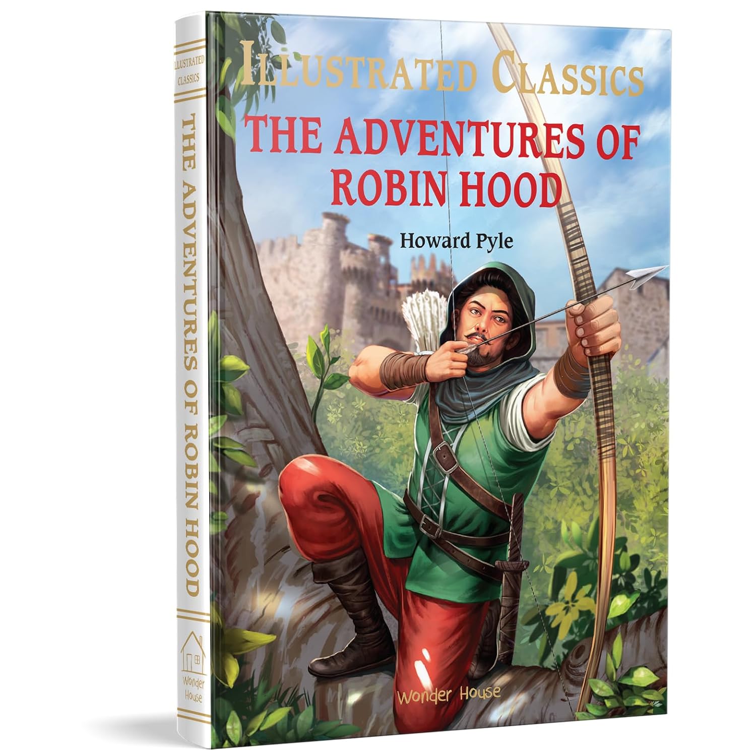 The Adventures of Robin Hood: Illustrated Abridged Children Classics English Novel With Review Questions (Hardback) Book