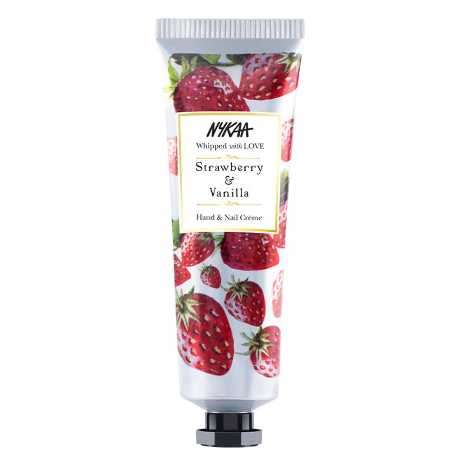 Nykaa Naturals Strawberry & Vanilla Hand & Nail Creme, 30ml|