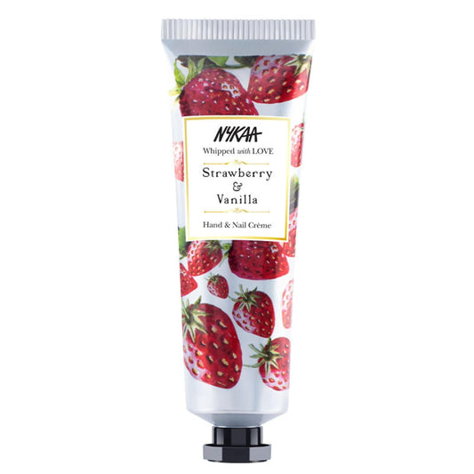 Nykaa Naturals Strawberry & Vanilla Hand & Nail Creme, 30ml|