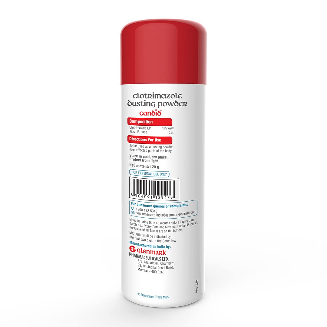 Glenmark Candid Dusting Powder 120gm