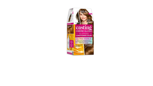 LOreal Paris Casting Creme Gloss Ultra Visible Conditioning Hair Color - 632 Light Golden Brown 100gm+60ml