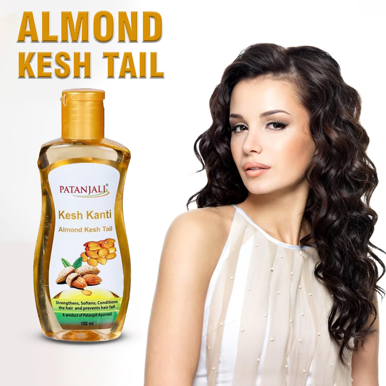 Patanjali Almond Hair Oil, 100ml