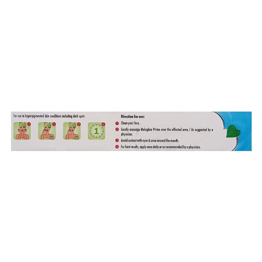 Melaglow Prime Cream 20g Tube For Skin Brightening