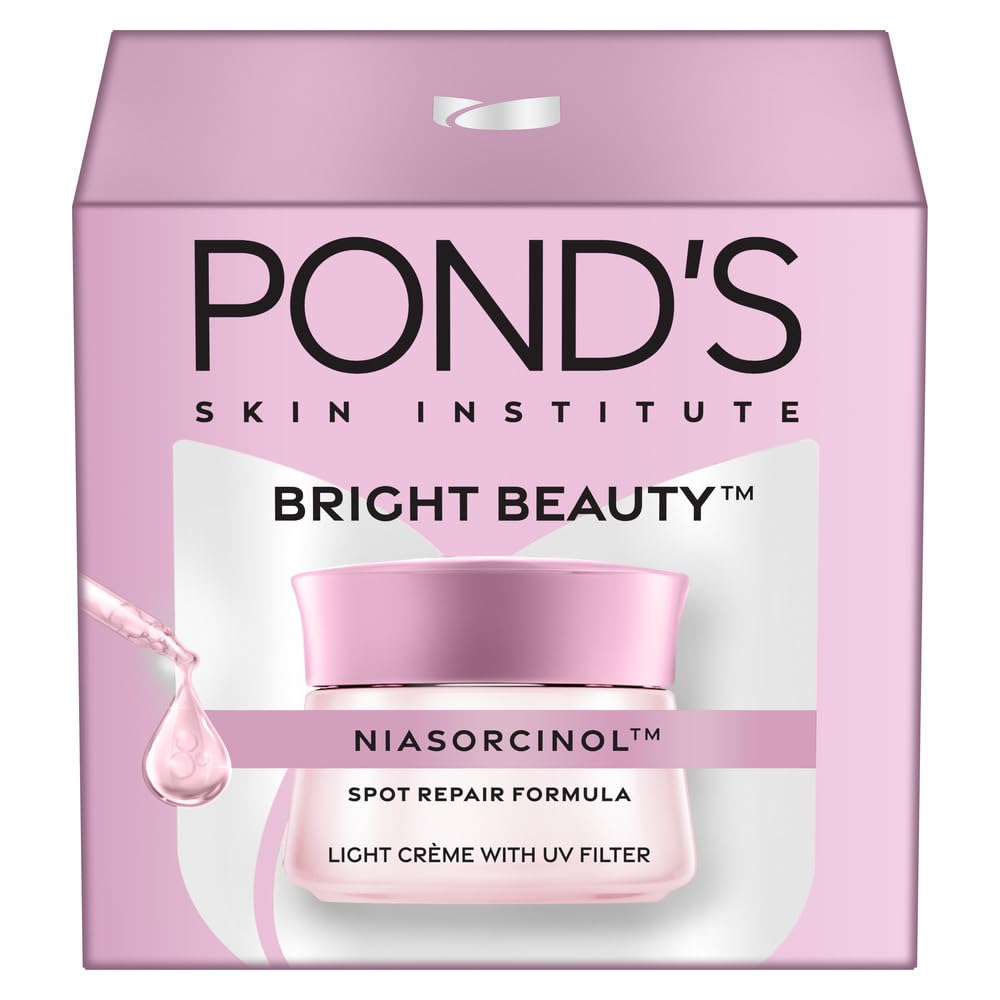 Pond's Bright Beauty Light Cream with UV Filter | Niasorcinol | 100x Better than Vitamin C | Niacinamide