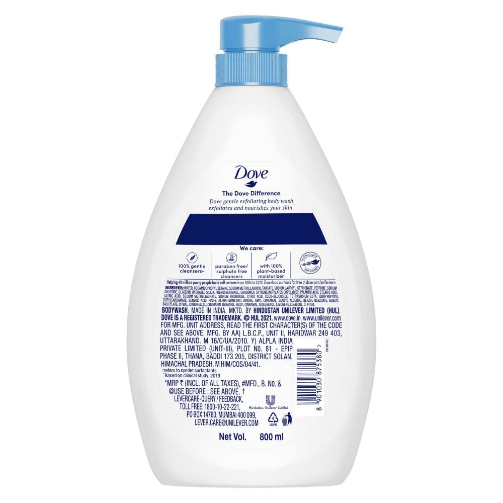 Dove Body Wash Value Pack - Deep Moisture & Gentle Exfoliating Combo - combo