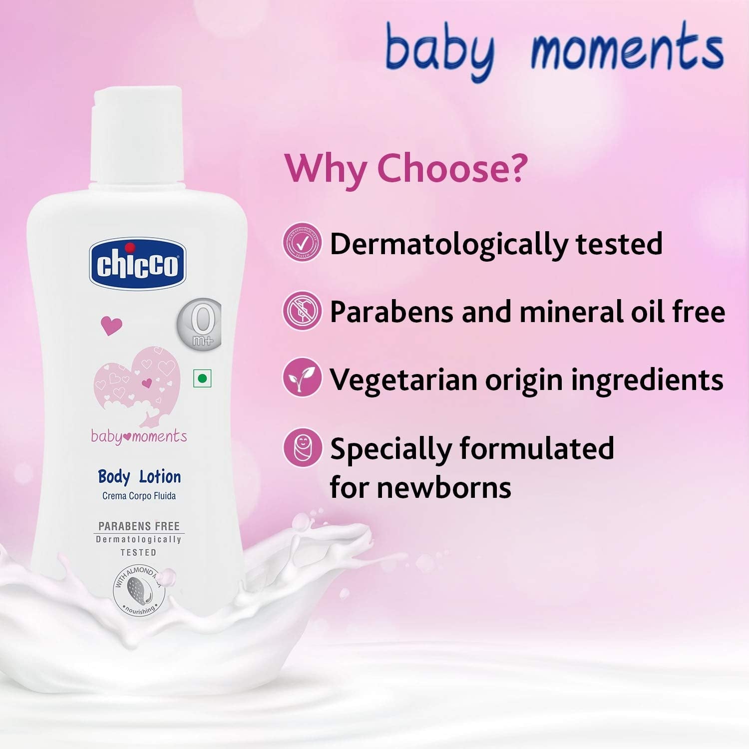 Chicco Baby Moments Body Lotion 200ml