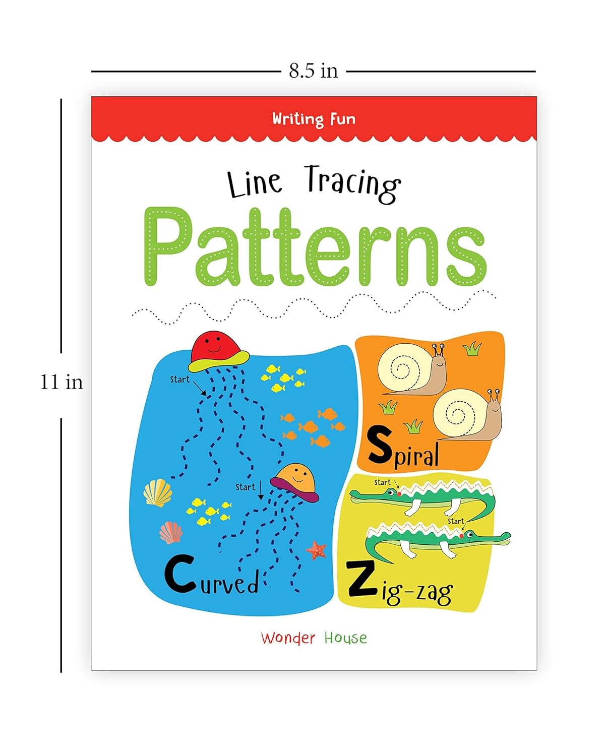Writing Practice Workbooks - Pack of 4 Early Writing Books for Kids | Hardcover