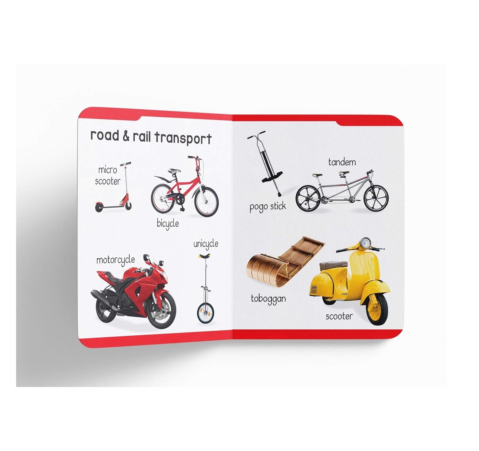 My First Padded Book of Transport: Early Learning Board Book for Kids | Durable Padded Board Book | Hardcover