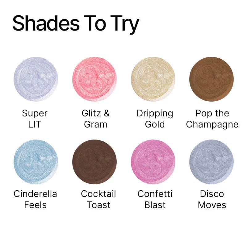 Nykaa Glitter Nail Enamel - Cocktail Toast 464
