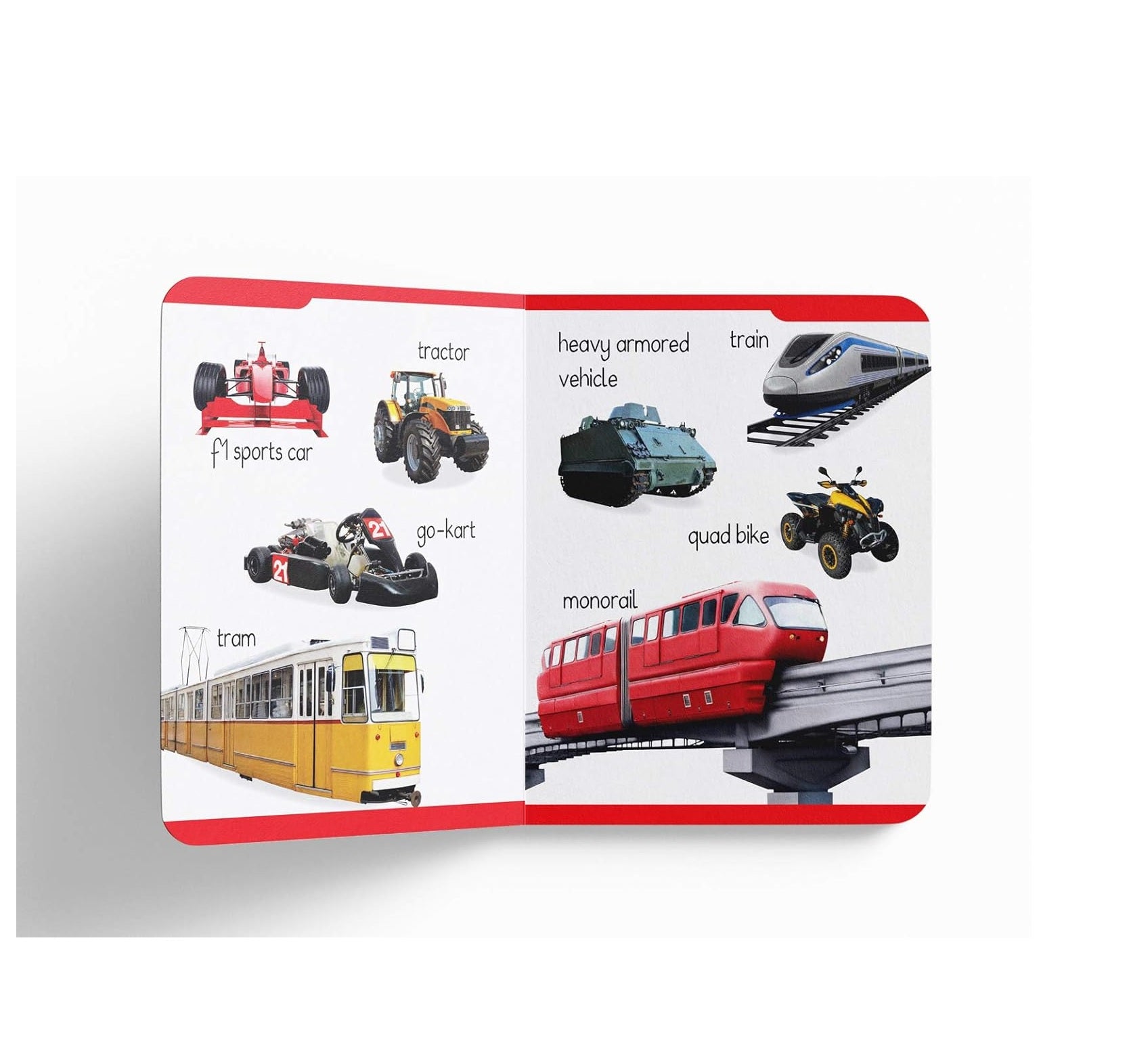 My First Padded Book of Transport: Early Learning Board Book for Kids | Durable Padded Board Book | Hardcover