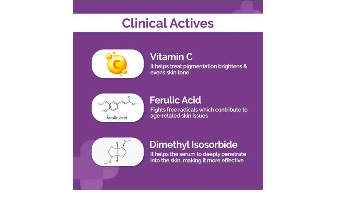 The Derma Co 5% Vitamin C Daily Face Serum With Ferulic Acid & Multivitamin - 30 ml