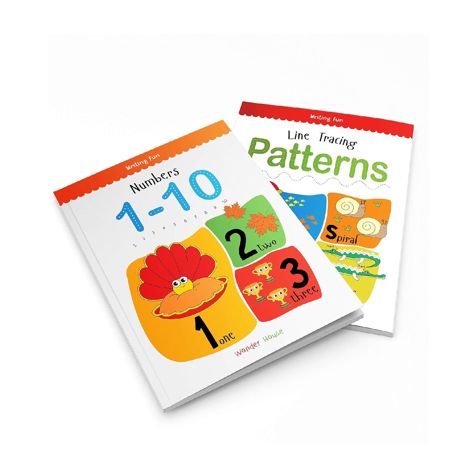 Writing Practice Workbooks - Pack of 4 Early Writing Books for Kids | Hardcover