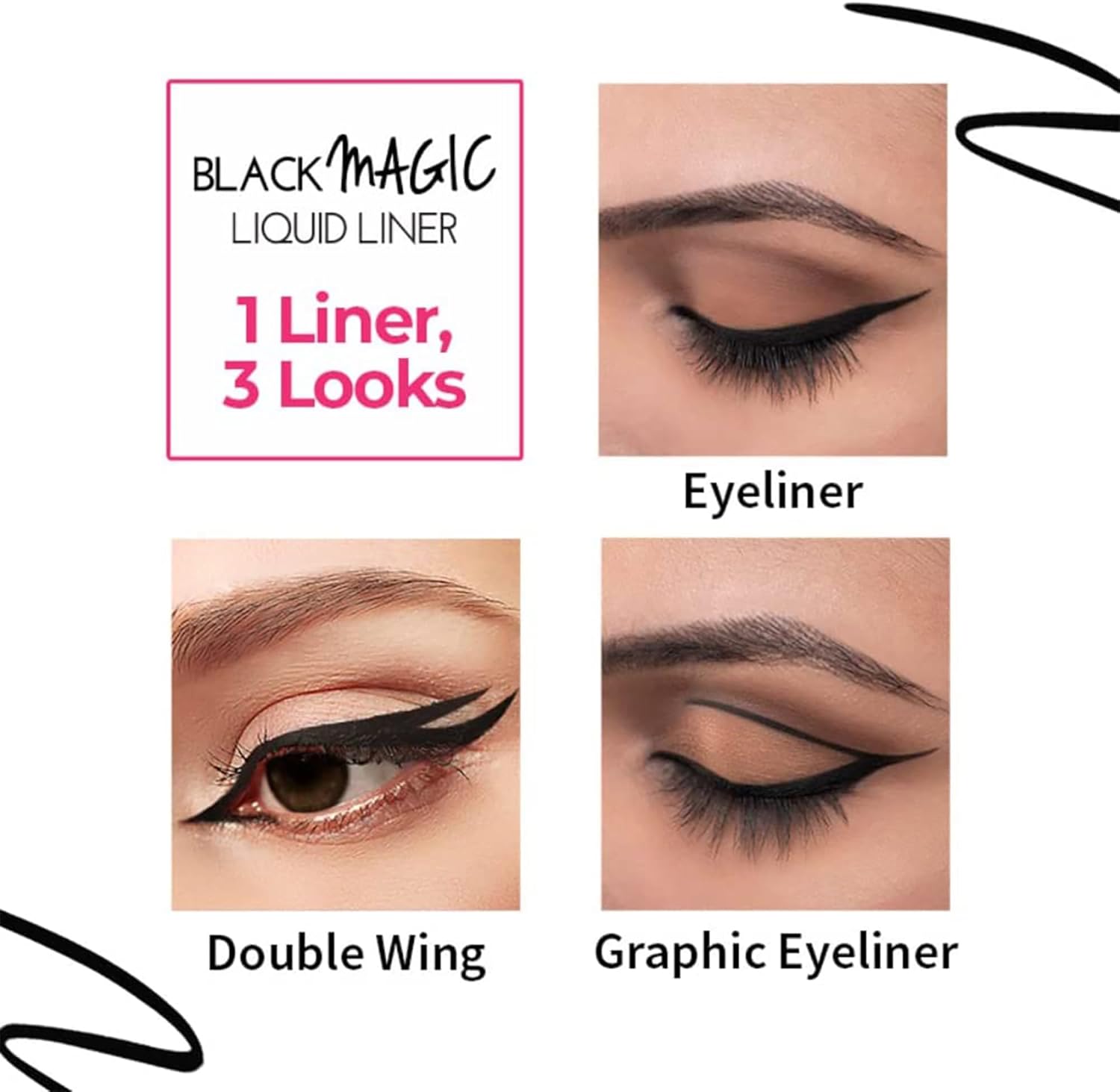 Nykaa Black Magic Liquid Eyeliner - Super Black 01