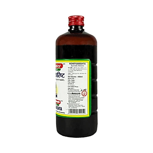 Baidyanath Rohitkarishta (450ml) For Liver diseases, Spleenic disorders