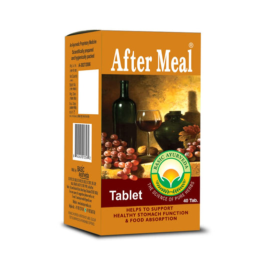 Basic Ayurveda After Meal Tablet 40 Tablets For digestion, bloating and indigestion, acidity