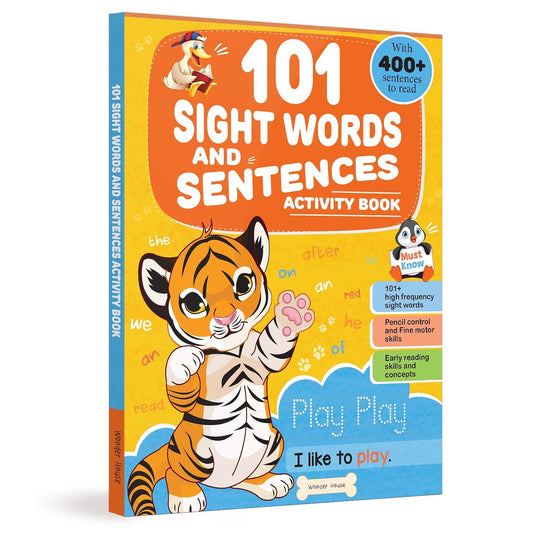 101 Sight Words and Sentences: Activity Book for Children | 400+ Sentences to Read and Practice | Paperback