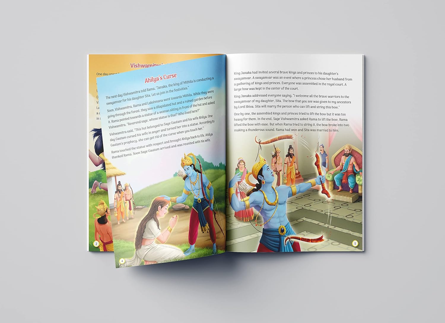 Tales from Adventures of Rama For Children: Indian Mythology Book