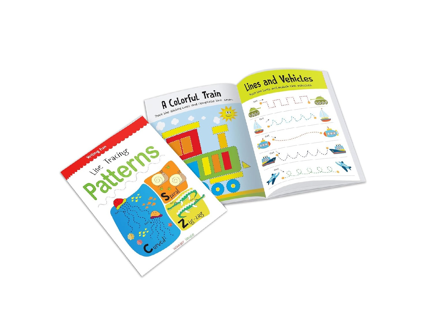 Writing Practice Workbooks - Pack of 4 Early Writing Books for Kids | Hardcover