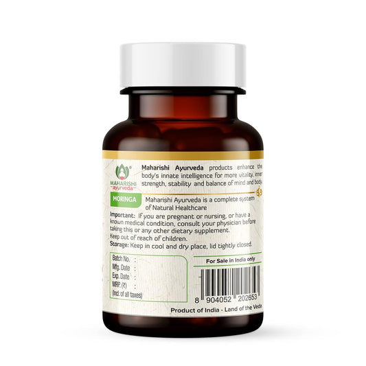 Maharishi Ayurveda Organic Moringa Tablet For pain and inflammation in joints, digestion and metabolism