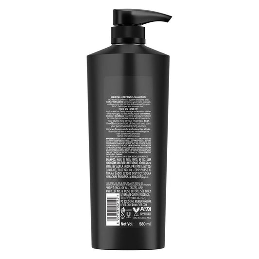 TRESemme Hairfall Defense+ Shampoo 580ml With Keratin Fillers