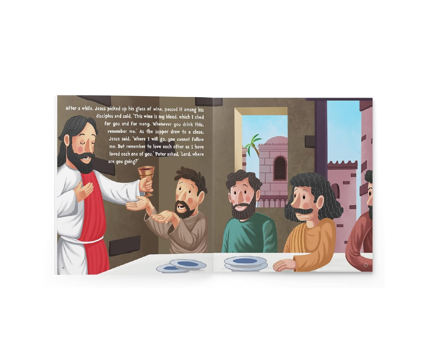 My First Illustrated Bible Story: The Last Supper Paperback  Book