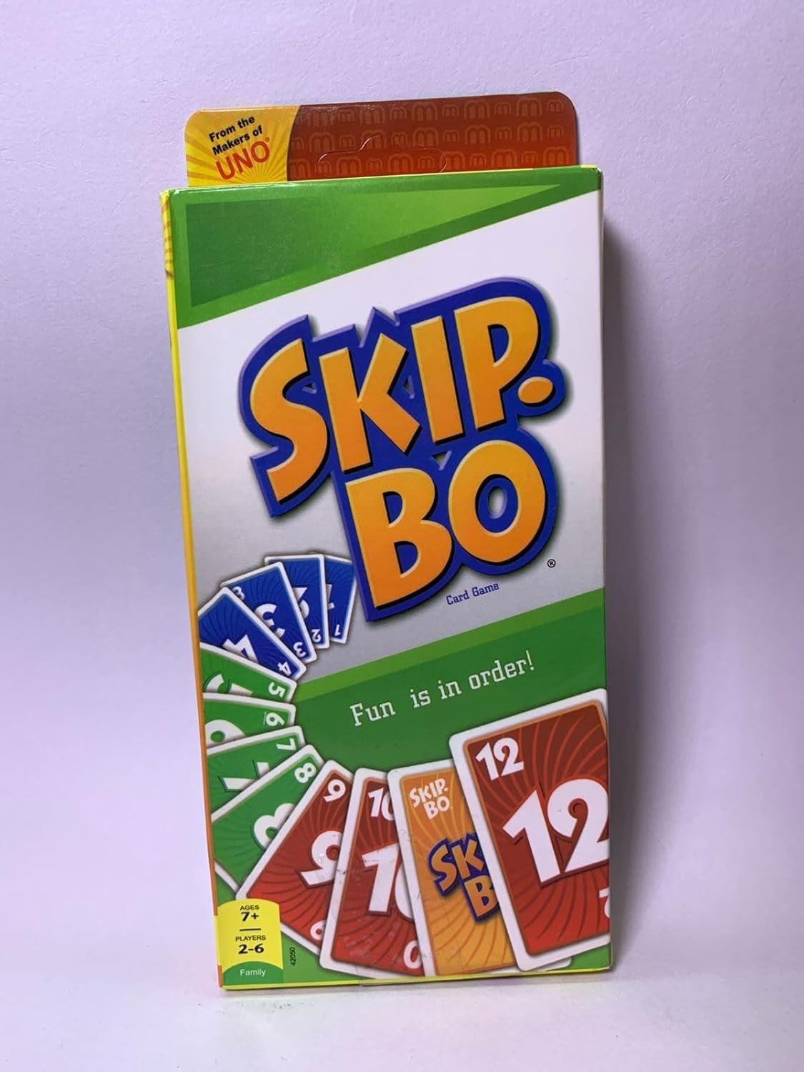 Mattel Games, Skip-BO Card Games for Ages +7, Card sequencying Family Game from UNO