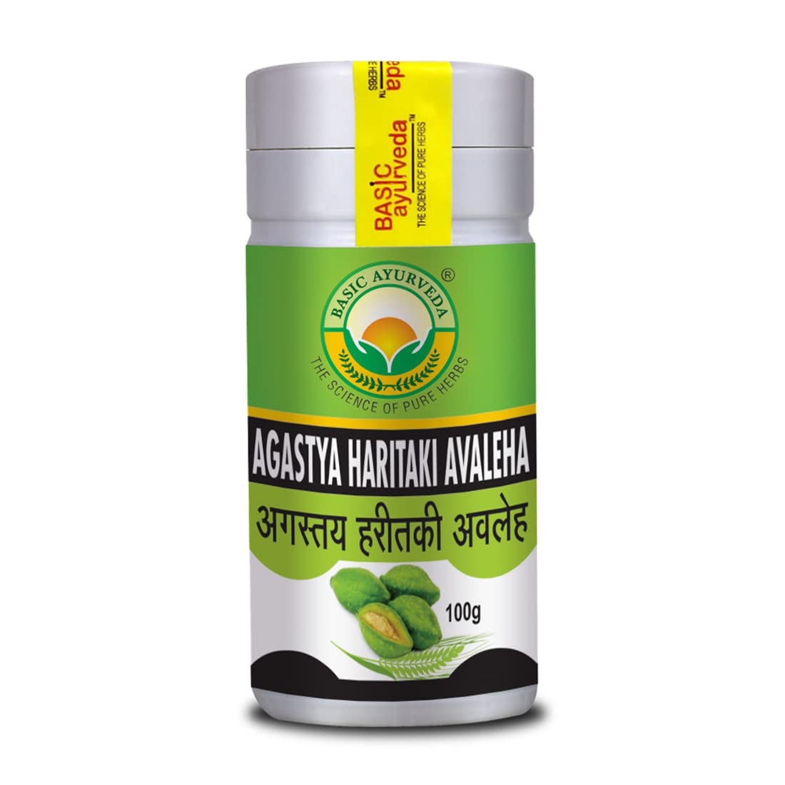 Basic Ayurveda Agastya Haritaki Avaleh 100g For respiratory system, breathlessness, asthma