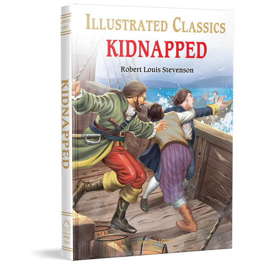 Kidnapped for Kids : Illustrated Abridged Children Classic English Novel with Review Questions Hardcover Book