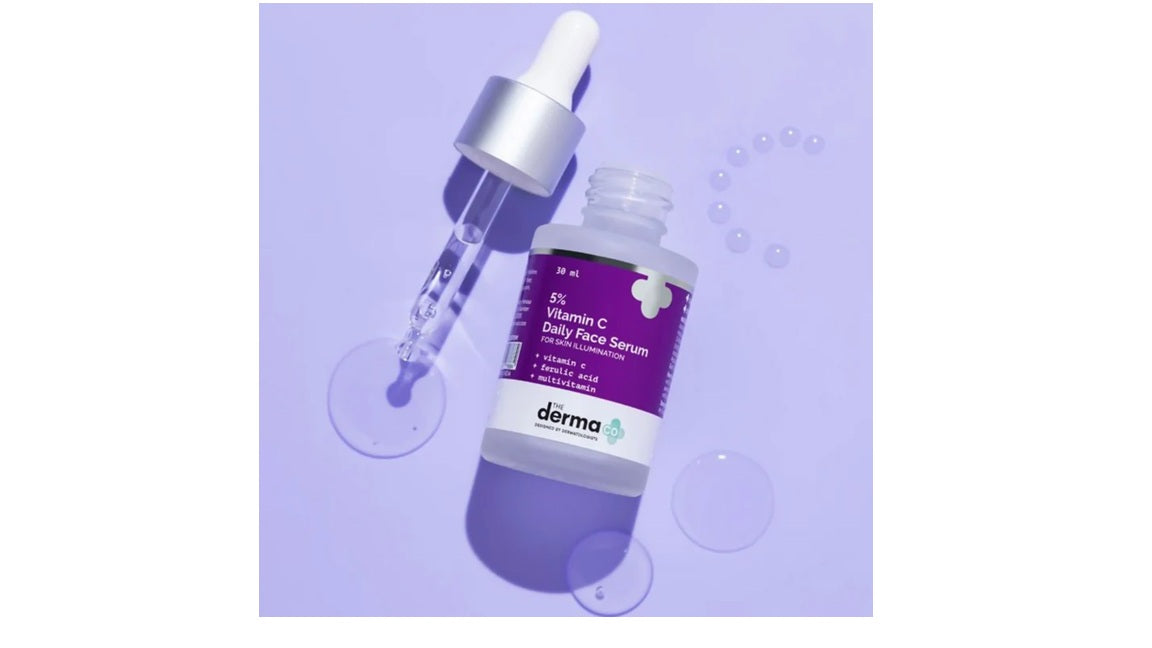 The Derma Co 5% Vitamin C Daily Face Serum With Ferulic Acid & Multivitamin - 30 ml